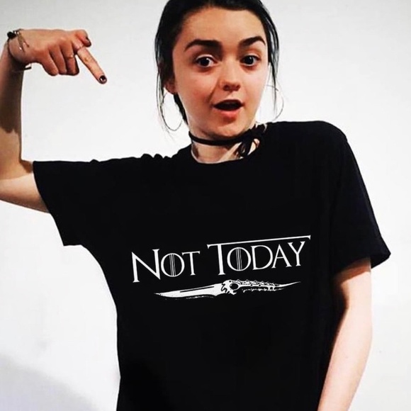 Gildan Tops - NWT Game of Thrones Arya "Not Today" T-Shirt
